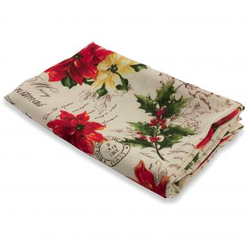 Galileo Casa: Runner 45×180 cm Stella Natalizia in Poliestere Bianco