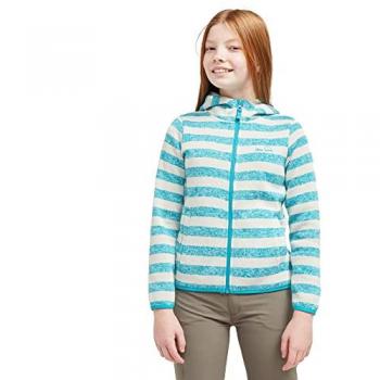 Peter Storm Girls Kids' Hilltop Striped Full-Zip Fleece Jacket