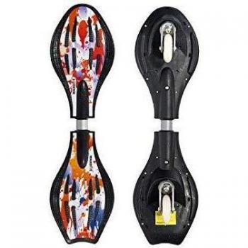 Waveboard « Flamme Éclairante » avec housse de transport