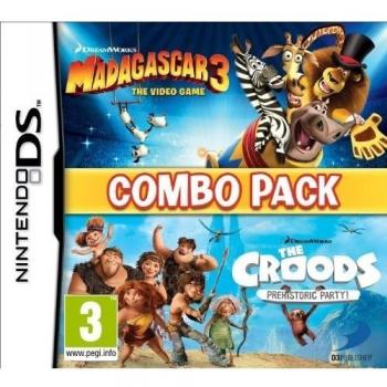 Madagascar 3 con Los Croods: Paquete Prehistórico para Nintendo DS