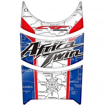 Couvre-Réservoir 3D Bicaco, Résine, Autocollant – Honda Africa Twin 2016‑19