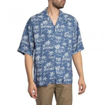 GANT Men's Rel Island Print Short Sleeve Shirt