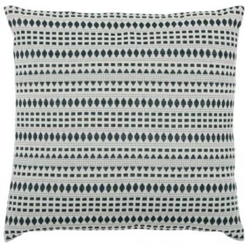 Cuscino jacquard 38x38 cm blu egeo