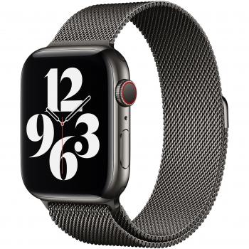 Milanees band voor Apple Watch 38-40-41mm – Donkergrijs