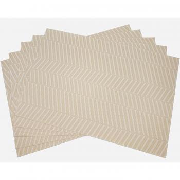 Gonove Washable Vinyl Placemats Set of 6 for Kitchen Dining Table Decoration