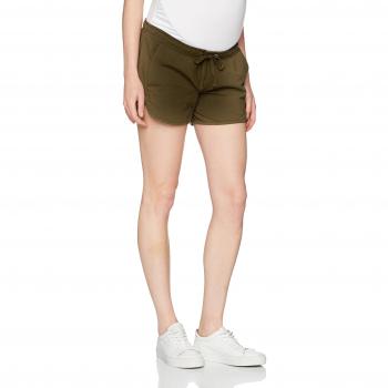 MAMALICIOUS Mlnabia Jersey Shorts, Maternidad, Color Verde, Talla 36