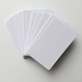 White PVC Inkjet Printable Card for Club Membership CR80 Size