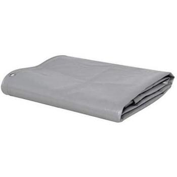 Bâche gris 1,5 x 6 m 650 g/m²