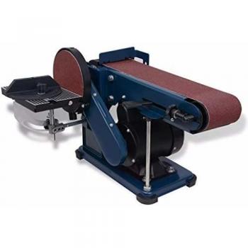 VidaXL Máquina Lijadora de Banda y Disco Inclinable 375W