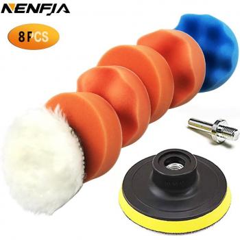 Car Polisher Waffle Pad Set