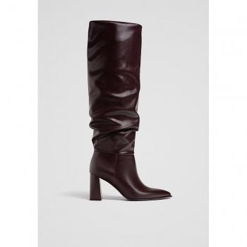 Stradivarius “Rosa Bodega” Slouchy Langschachtstiefel, 38 EU