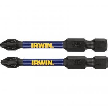 IRWIN Impact Pro Performance Screwdriver Bits PZ3 57mm (Pack 2)