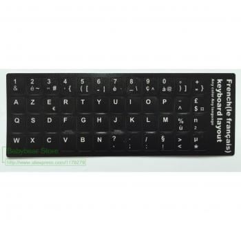 Étiquettes Clavier Portable Franch AZERTY