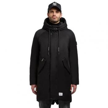 Kurzmantel KHUJO Anth-YM Gr. M (50), schwarz, Herren