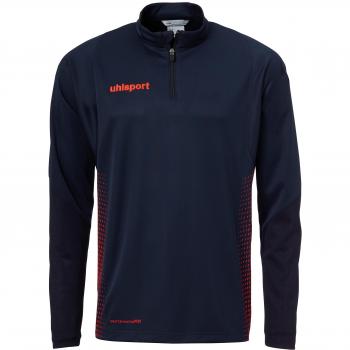 Veste Uhlsport Score 1/4 Zip, Homme, Marine/Fluo Rouge, Taille XL
