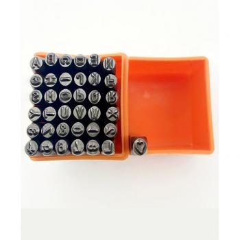 37pcs Steel Alphabet & Number Punch Set for Leather Craft