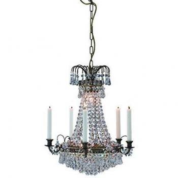 Lustre en cristal LÄCKÖ antique 6 ampoules