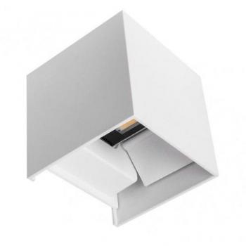 Wall Segment Light 10W 6000K 800lm in Alluminio (10x10x10cm), IP65, Orientabile – Fabrilamp