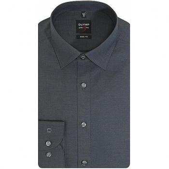 OLYMP Level Five Slim Fit Businesshemd Anthrazit Größe 41