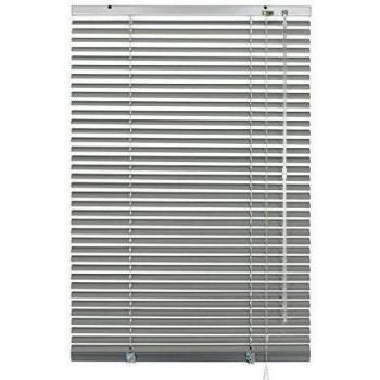 GARDINIA Jalousie 25 mm Aluminium, silber, 100 x 130 cm