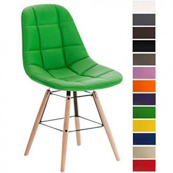 Manger chair Tammy vert similicuir