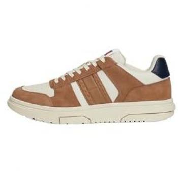Tommy Hilfiger Sneakers in Pelle Beige Uomo (Numero 46)