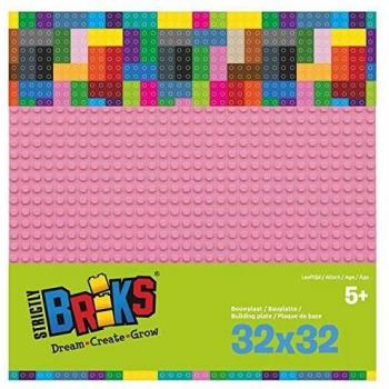 Strictly Briks rosa Grundplatte, 25 x 25 cm