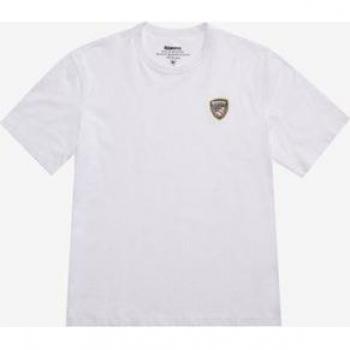 Classic White Blauer Tee for Men, Size S