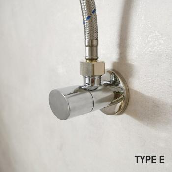 Robinet d’angle carré à triangle G1/2 en laiton – usage salle de bain, toilettes, cuisine