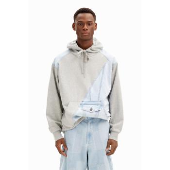 Denim Mix Felpa Uomo L Desigual Nero