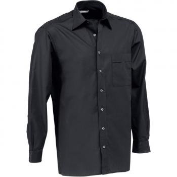 JOBELINE Camicia da uomo nera Marco maniche lunghe 45/46