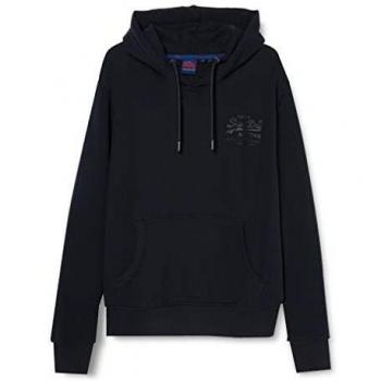 Superdry VL Premium Goods Tonal Injection Capucha, Azul (Eclipse Navy 98t), XL para Hombre