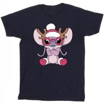 Lilo & Stitch Angel Reindeer Cotton Tee