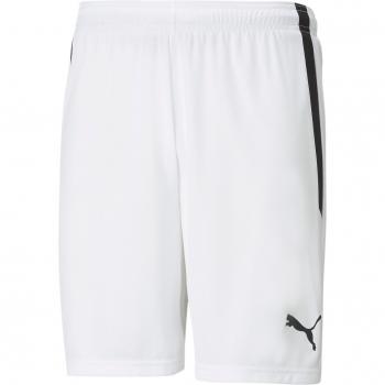 PUMA Calcio Shorts teamLIGA Bianco/Nero XS