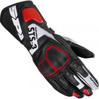 Spidi STS-3 Damen Lederhandschuhe Schwarz Rot S