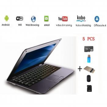 G-Anica® Ordenador portátil Android 4.4 (Negro)