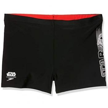Speedo Star Wars Kledingstuk: Zwarte Aquashort voor Jongens, 8 cm, met Print