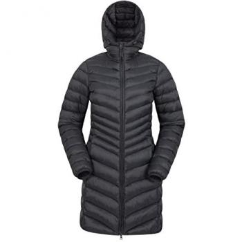 Mountain Warehouse Schwarz: Damen-Wasserfest-Padded-Mantel