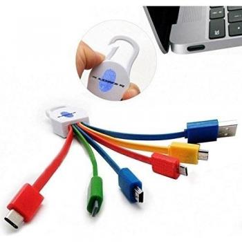 Adaptador 6en1 USB 3.1 para Type‑C, Micro‑USB y Mini‑USB