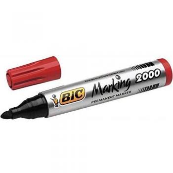 MARQUEUR BIC 2000 ROUGE MARQUEUR PERMANENT