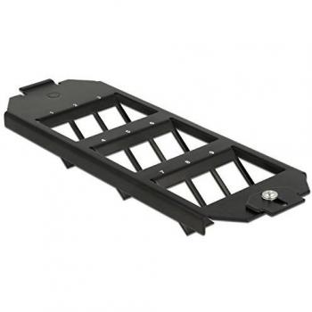 Delock Keystone Gehäuse für Bodentank, Schwarz