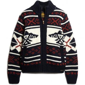 Superdry Men's Navy Zipped Cardigan