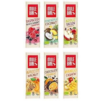 Mulebar – Barras energéticas mixtas | 30 barras de 6 sabores