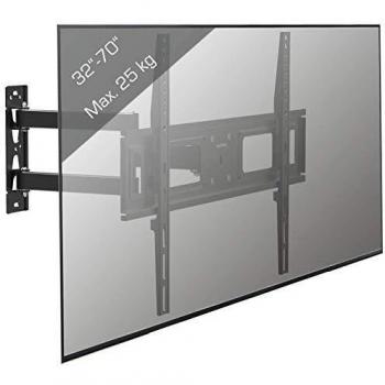 VCM TV VESA Wandhalterung B-SN600 neigbar ausziehbar (Wand, 75, 25 kg), TV Wandhalterung, Schwarz