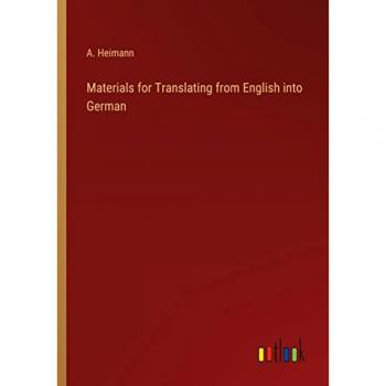 Materials for Translating from English into German