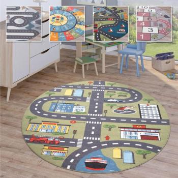 Copertura da gioco rotonda 160 cm – design urbano – Pink