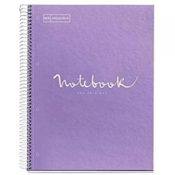 Cuaderno Miquelrius Emotions 80H A4 Lavanda