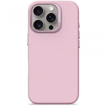 Housse en silicone antibactérien rose – iPhone 16 Pro – Neuf – MagSafe