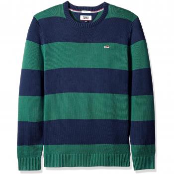 Pull Tommy Jeans Classic Bloc Vert
