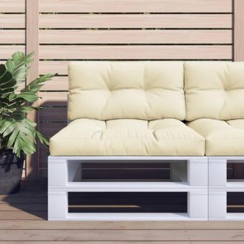 Acolchado Jardín Paleta Crema 70x40x12 cm – Soft Sofa